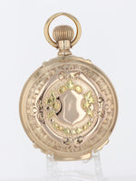 M36433: Waltham 14k Yellow Gold Multi-Color Pocketwatch