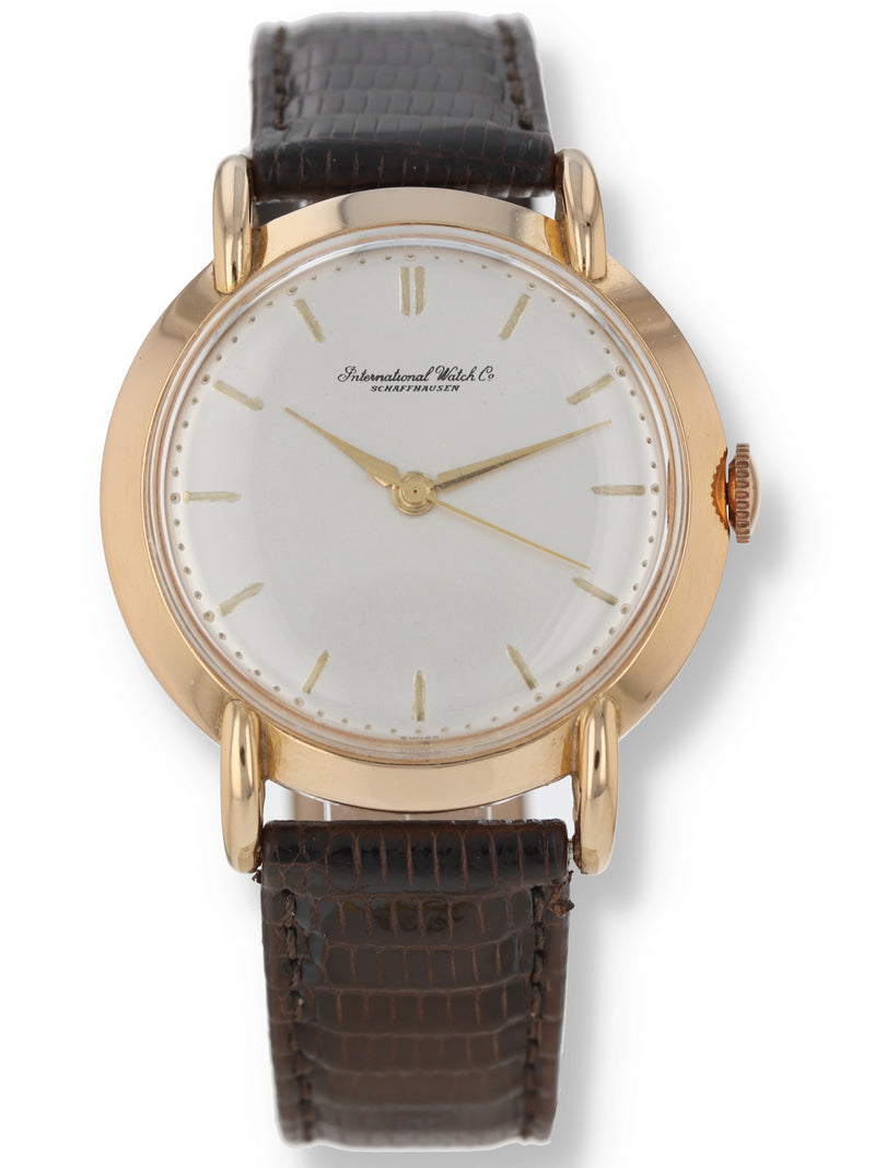 M38000: IWC Vintage 1952 18k Rose Gold Dress Watch, 37mm, Manual Paul Duggan Fine Watches M38000: IWC Vintage 1952 18k Rose Gold Dress Watch, 37mm, Manual Paul Duggan Fine Watches