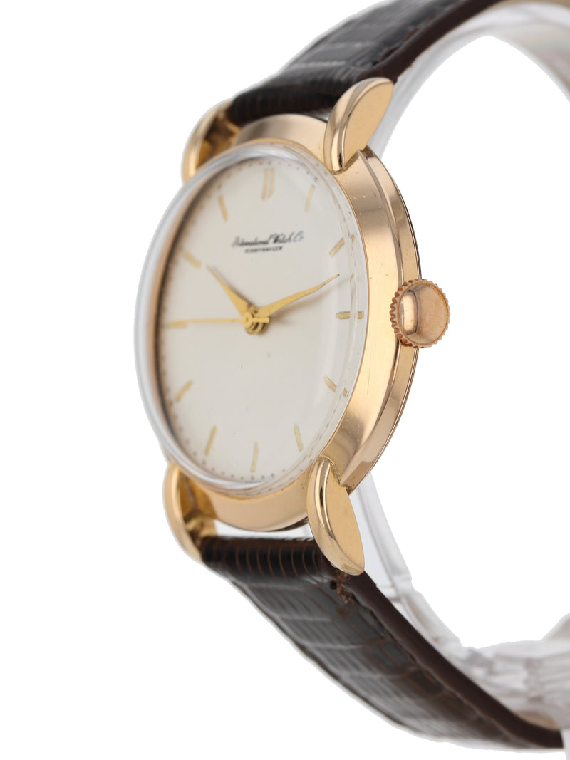 M38000: IWC Vintage 1952 18k Rose Gold Dress Watch, 37mm, Manual Paul Duggan Fine Watches M38000: IWC Vintage 1952 18k Rose Gold Dress Watch, 37mm, Manual Paul Duggan Fine Watches