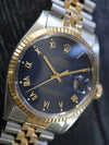 38152: Rolex Datejust, Blue Roman Dial, Ref. 16013, Circa 1983