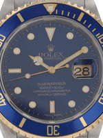 M38426: Rolex Submariner, Ref. 16613, 2003 Box & Papers, 2019 Service