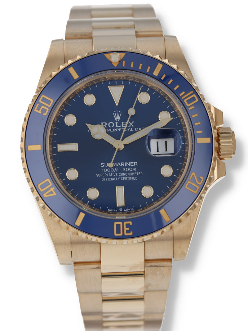 18k Yellow Submariner 41, Ref. 126618LB, 2020 Full – Paul Duggan Fine Watches