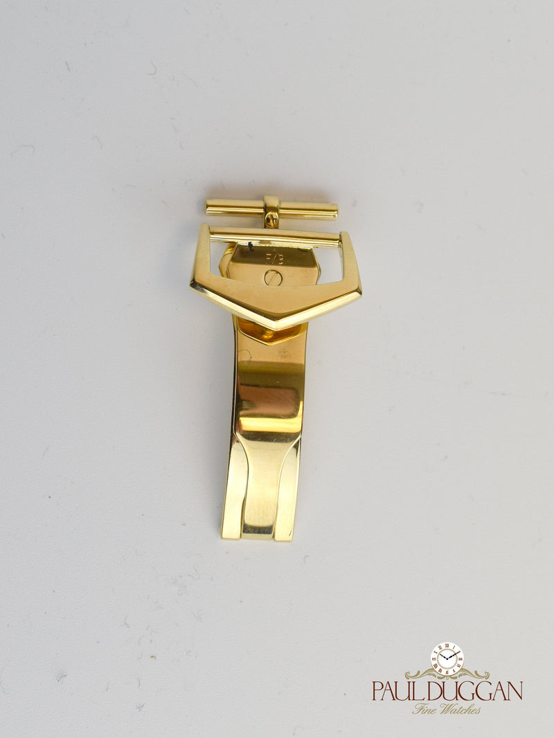 B6: 18k Yellow Gold Deployant Buckle Size 16mm