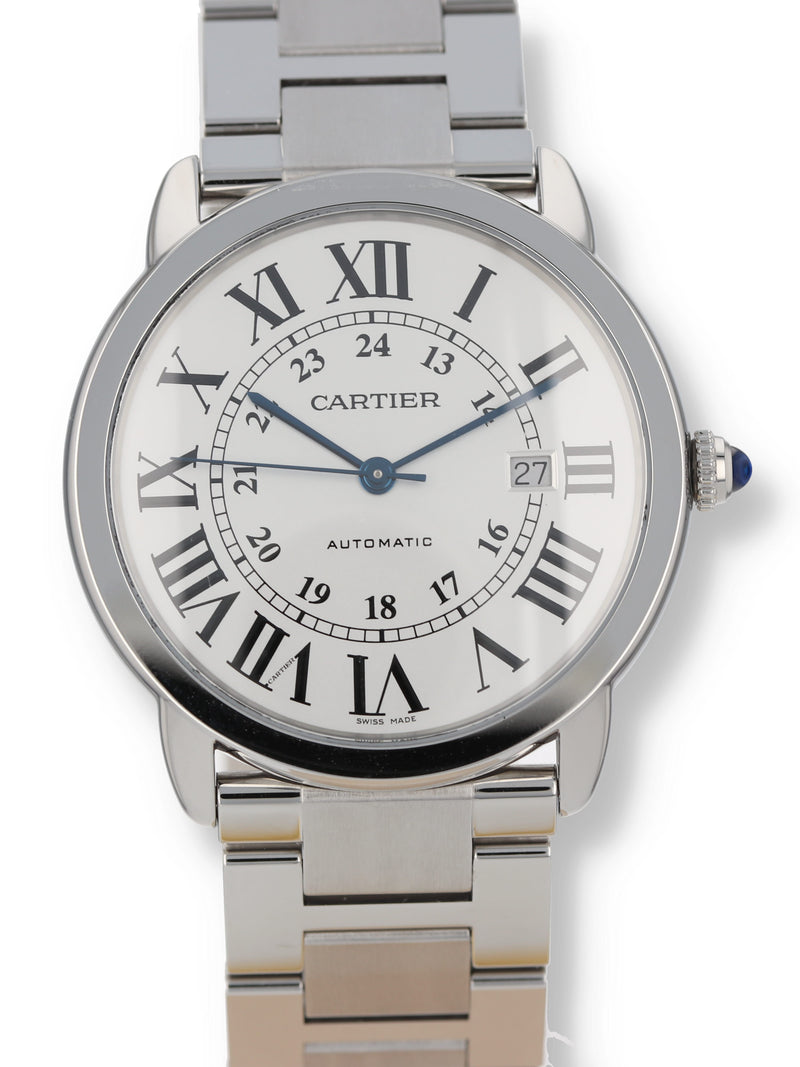 M37786: Cartier Ronde Solo 42, Ref. W6701011, Box and Card